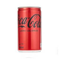 کوکاکولا نوشابه زیرو قوطی 150میلی لیتر